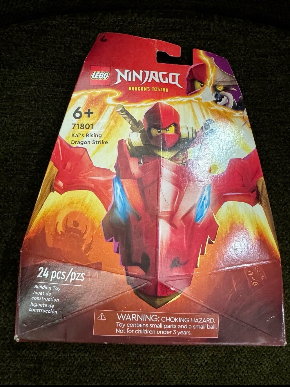LEGO NINJAGO: Kai's Rising Dragon Strike (71801) 24 Pieces 2024 NEW Sealed